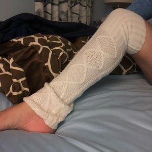 Vintage Abercrombie Cream Legwarmers